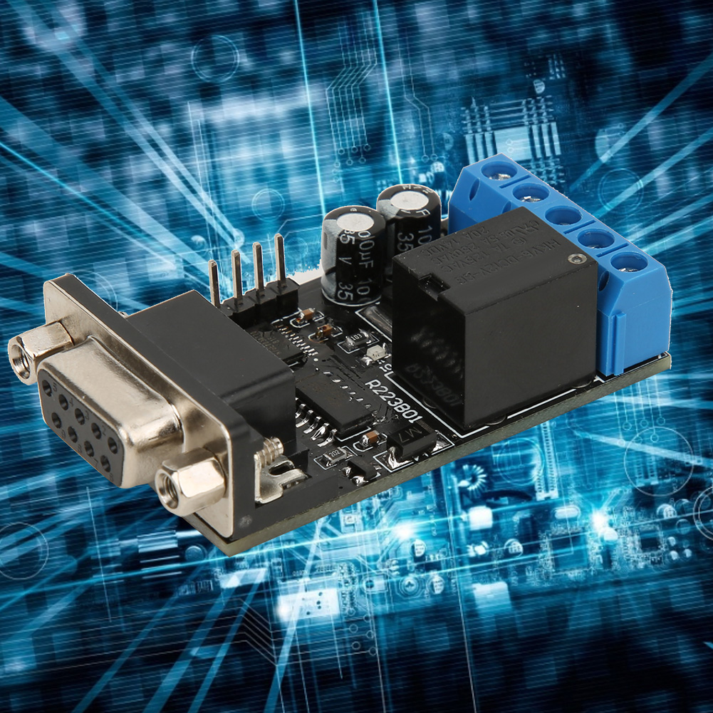 Rs232-verzögerungsrelaismodul, 1-kanal-uart-schnittstelle, Multifunktion, Dc12v R223b01