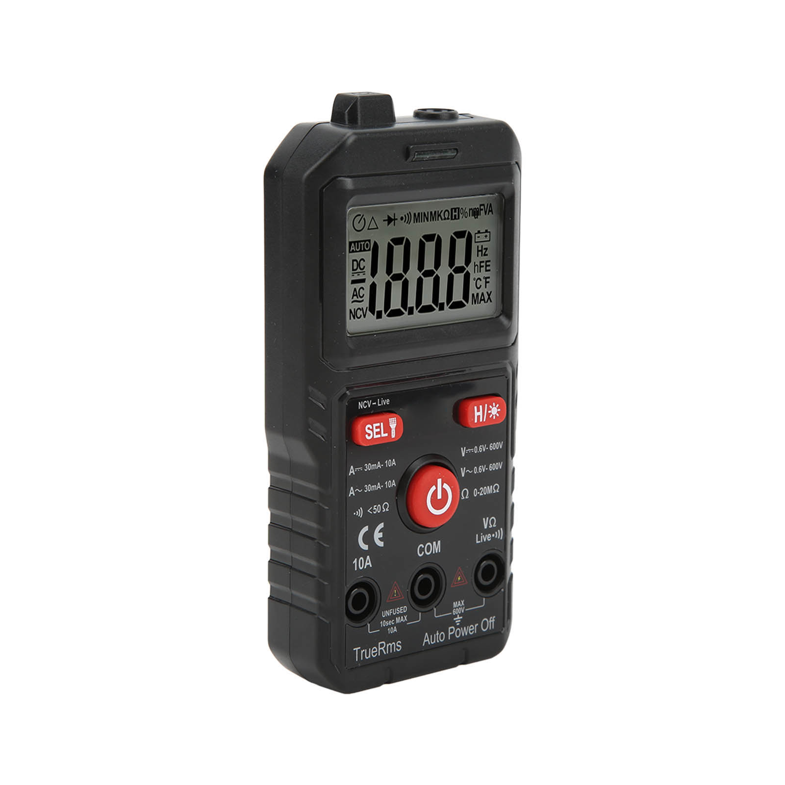 Ua20 Mini-handmultimeter, Intelligentes Spannungs-, Strom- Und Widerstandsmessgerät Für Elektriker, 10 A, 600 V