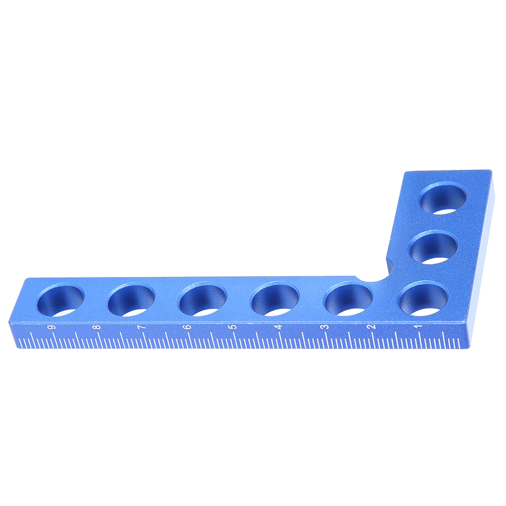 90°-winkelmesser, Holzbearbeitungswerkzeug, Metrischer Maßstab 0–100 Mm, Blau