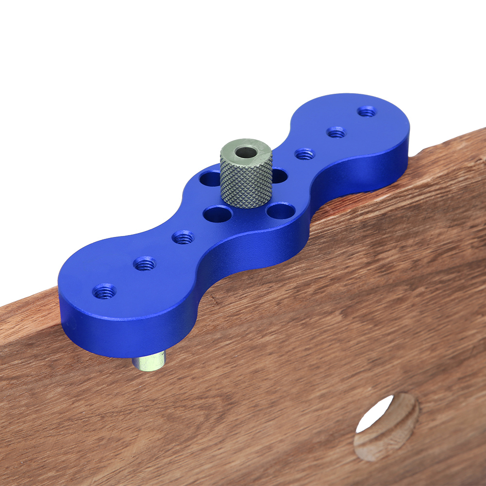 Dübelbohrschablone Für Holzbearbeitung, Aluminiumlegierung, Lochöffner 6/8/10 Mm, Blau