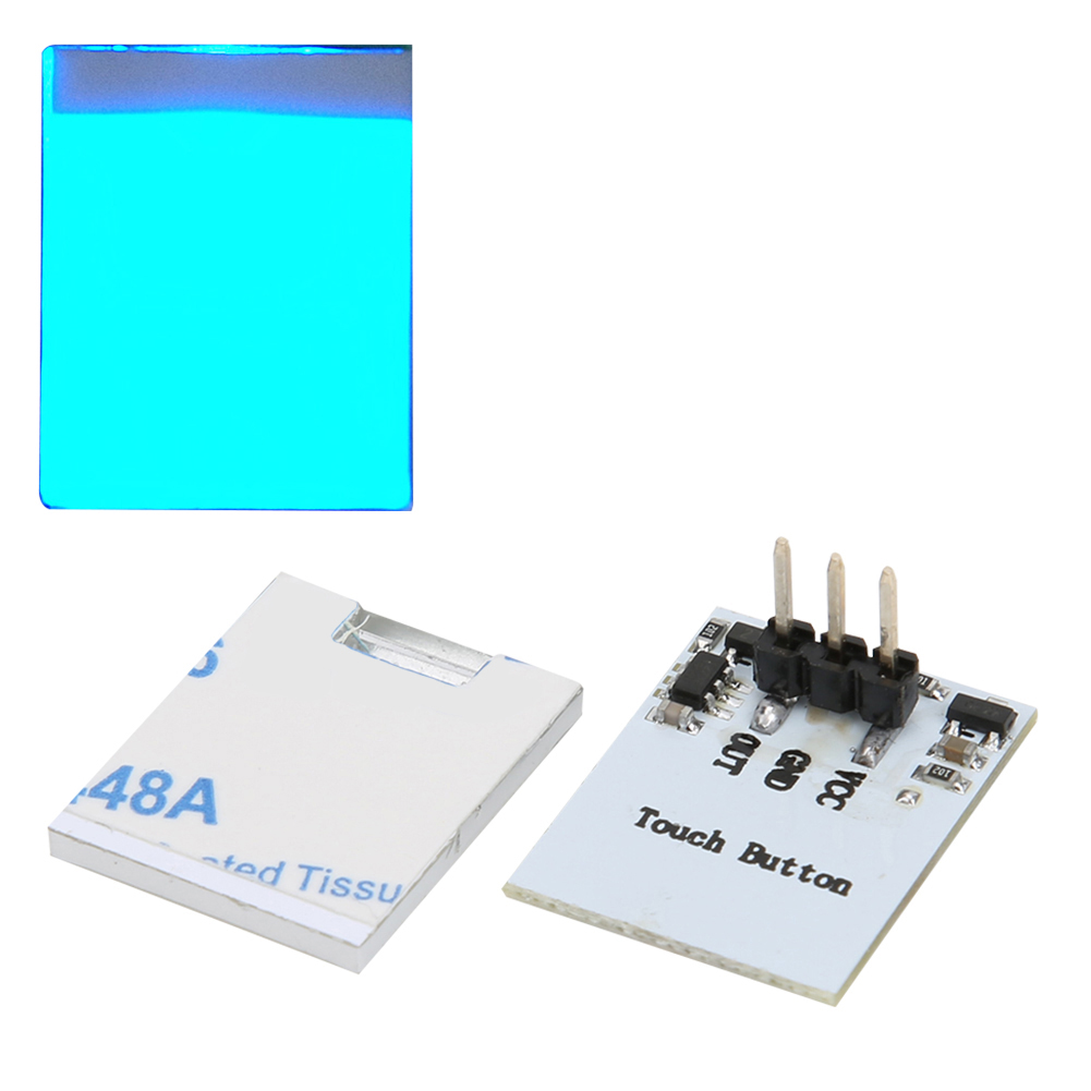 Kapazitiver Berührungsschalter Mit Geräuschlosem Led-sensormodul (2,7 V–6 V) (blau)