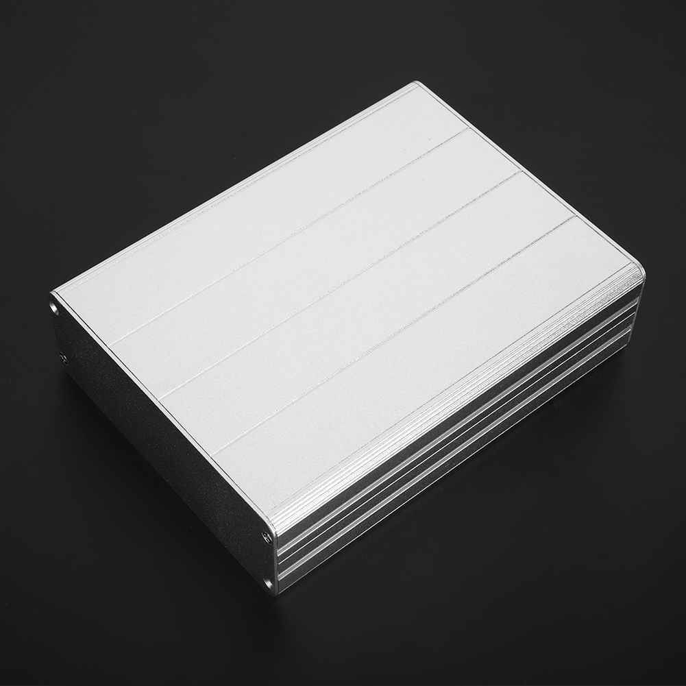 Gehäuse Aus Aluminiumlegierung (45 X 122 X 160 Mm) Für Leiterplatten, Geeignet Für Gps-decoder, Silberfarben