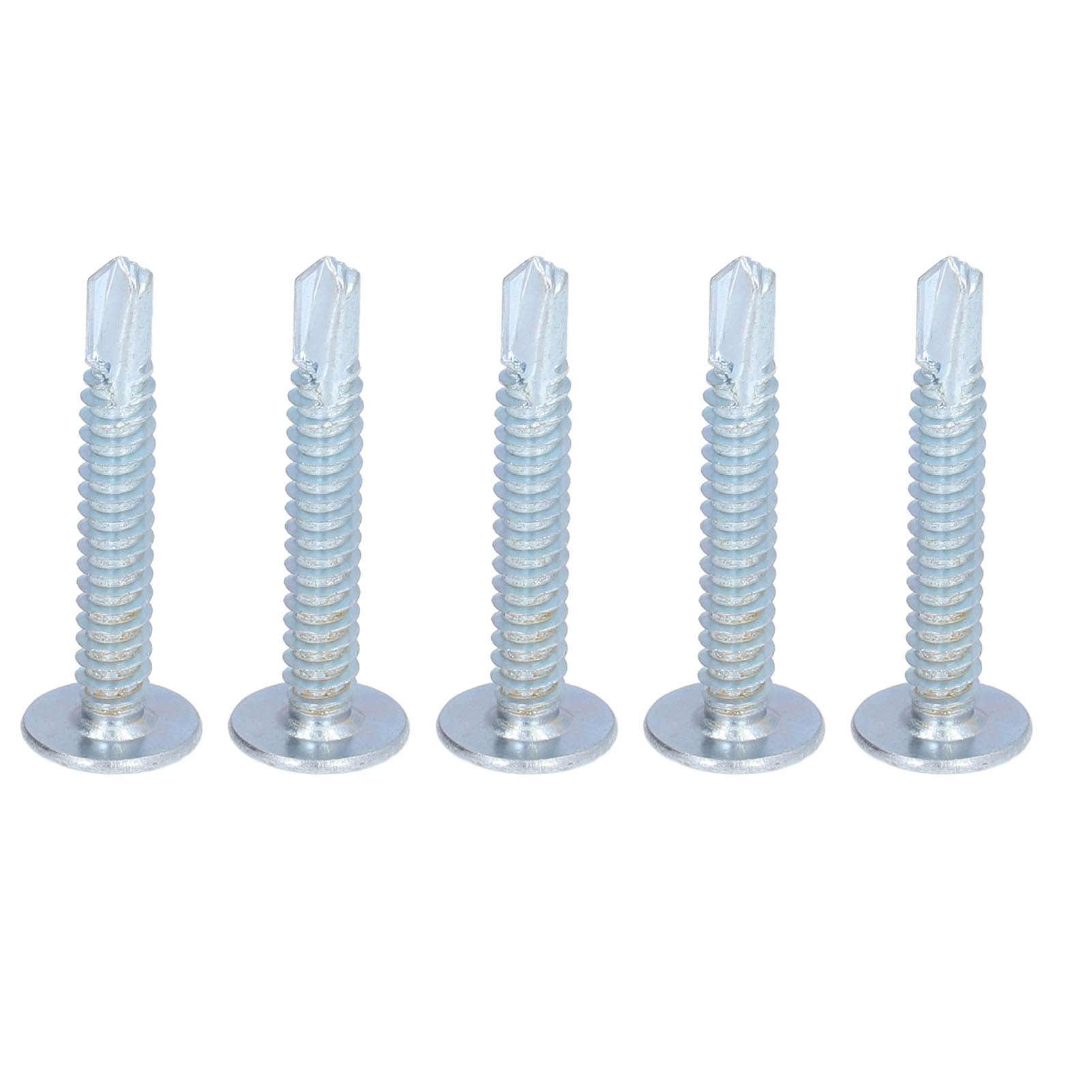 250 Stück Rundkopfschrauben, Verzinkt, Aus Kohlenstoffstahl, Selbstbohrend, M4,8 X 32 Mm