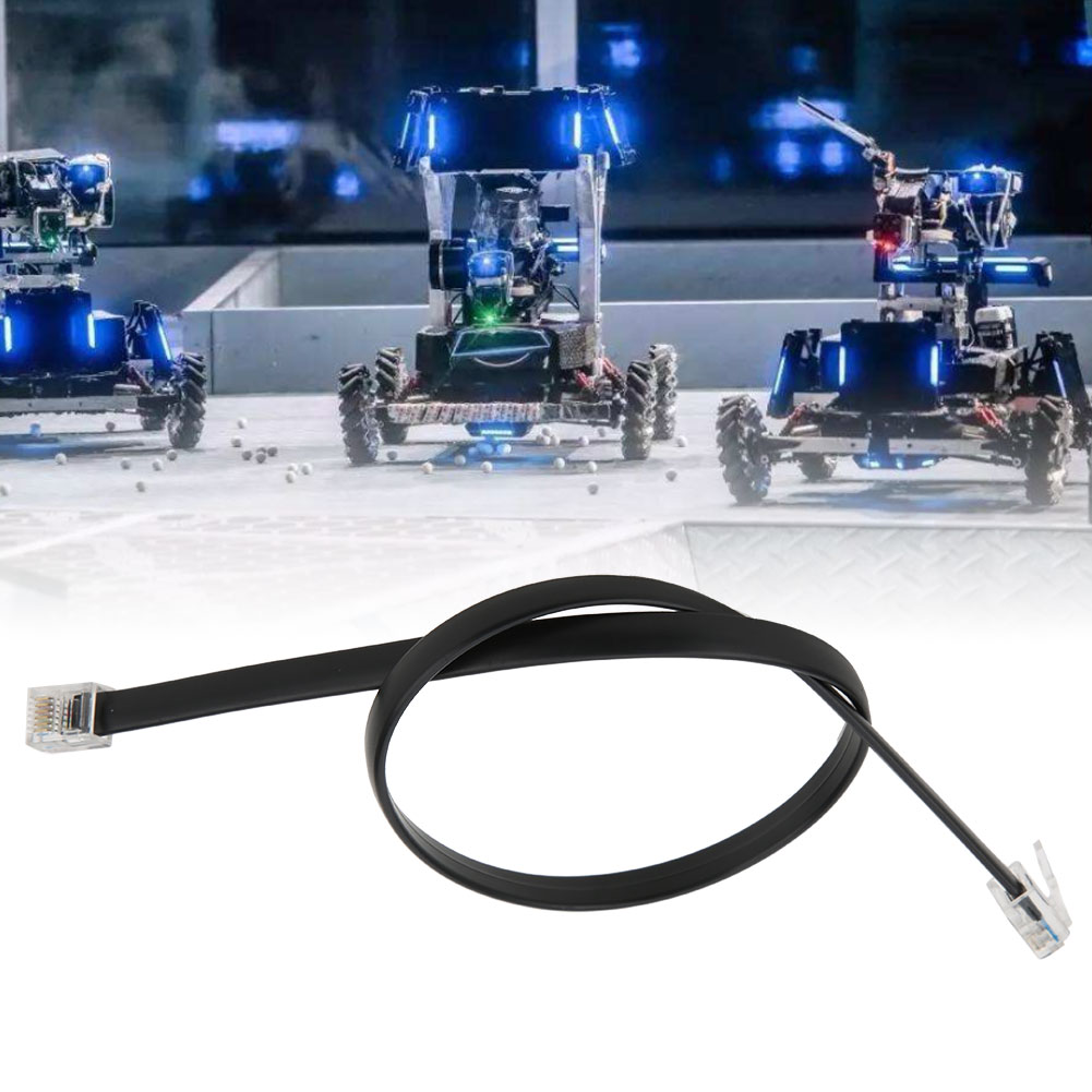 2 Stück 40 Mm Rj25 6-poliges Dual-kristall-rechtstasten-sensorkabel Für Industrieroboterteile