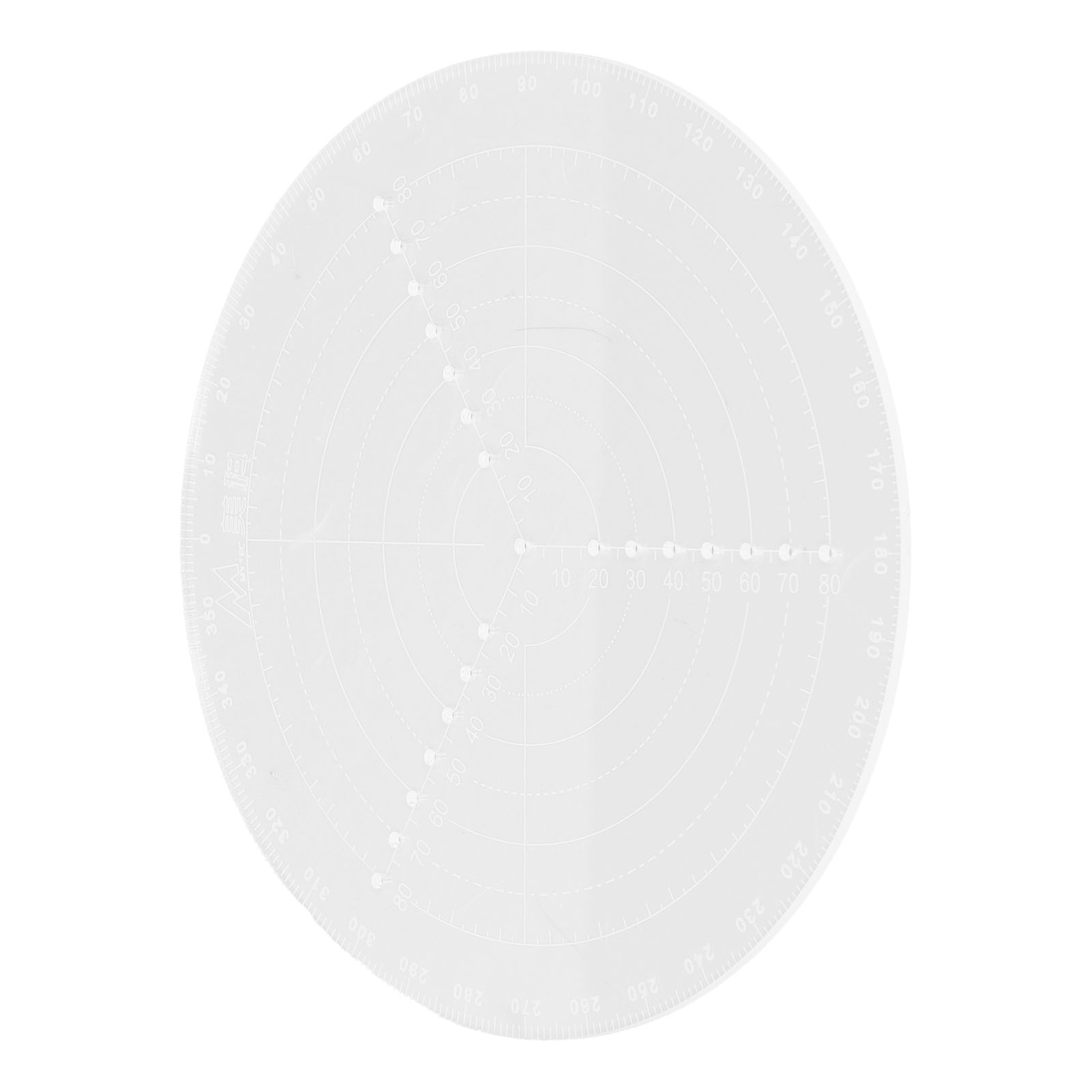 Zentrierzirkel Für Drechseln, Hilfsmittel Zum Zentrieren Und Zeichnen Von Kreisen, Durchmesser 20 Cm, Dicke 3 Mm