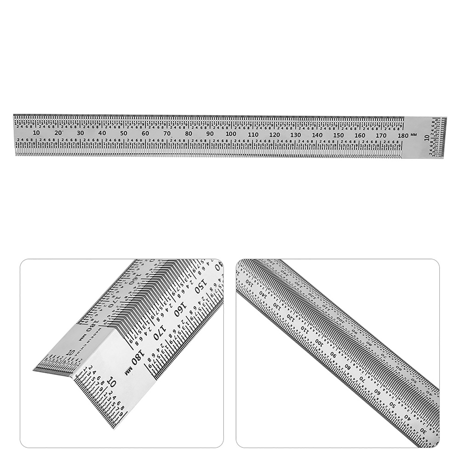 180 Mm Markierungslineal Aus Legiertem Stahl Für Holzbearbeitung, Tischlerei Und Messwerkzeuge