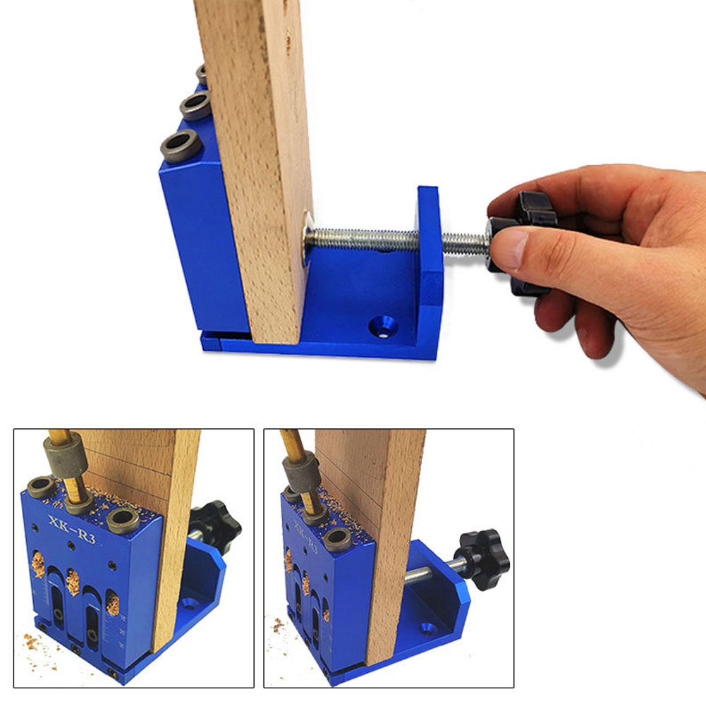 Winkelstempelpositionierer, Winkelstempelvorrichtung, Bohrschablone Für Industrielle Anwendungen (für Xk R3 Blue)