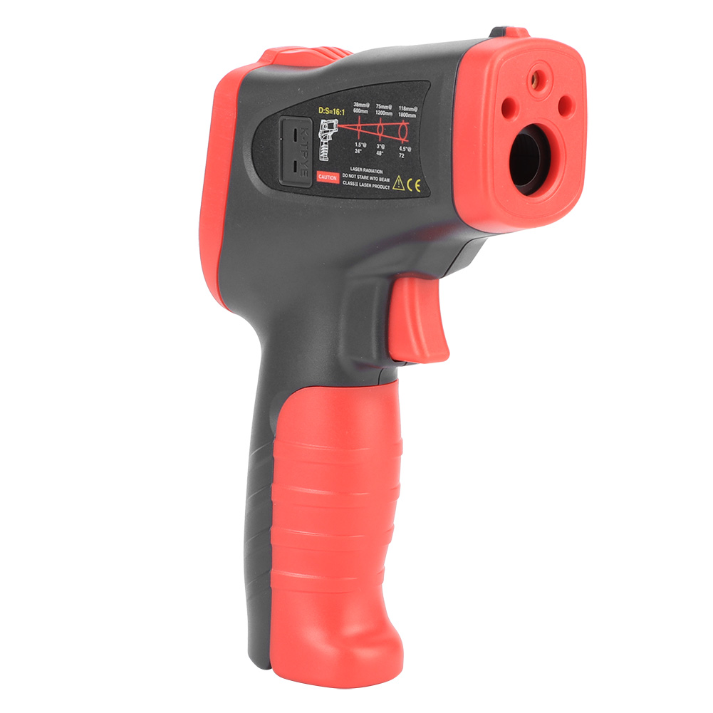 Tragbares, Digitales Lcd-infrarot-thermometer (berührungslos) – Temperaturanzeige 50℃–1050℃