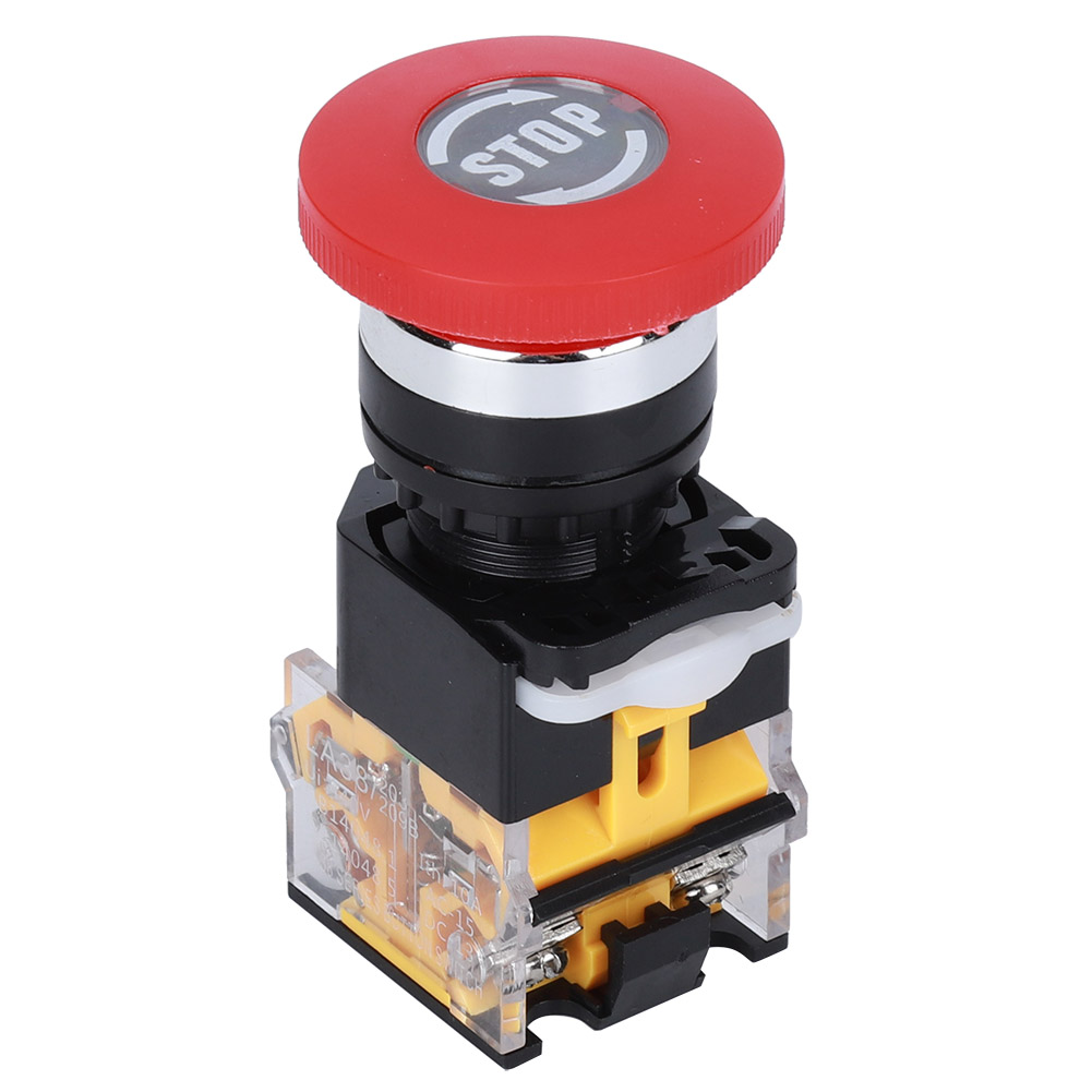 Not-aus-taster, Ein/aus, Industriezubehör Aus Technischem Kunststoff, 440 V, 10 A, 22 Mm
