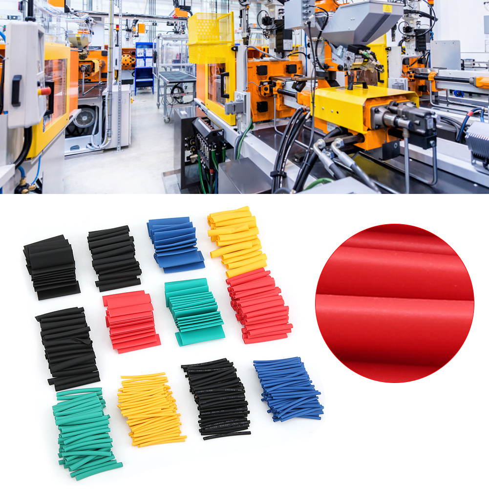 Set Mit 530 Stück Schrumpfschläuchen Für Umweltfreundliche Kabel - Gerollte Schläuche