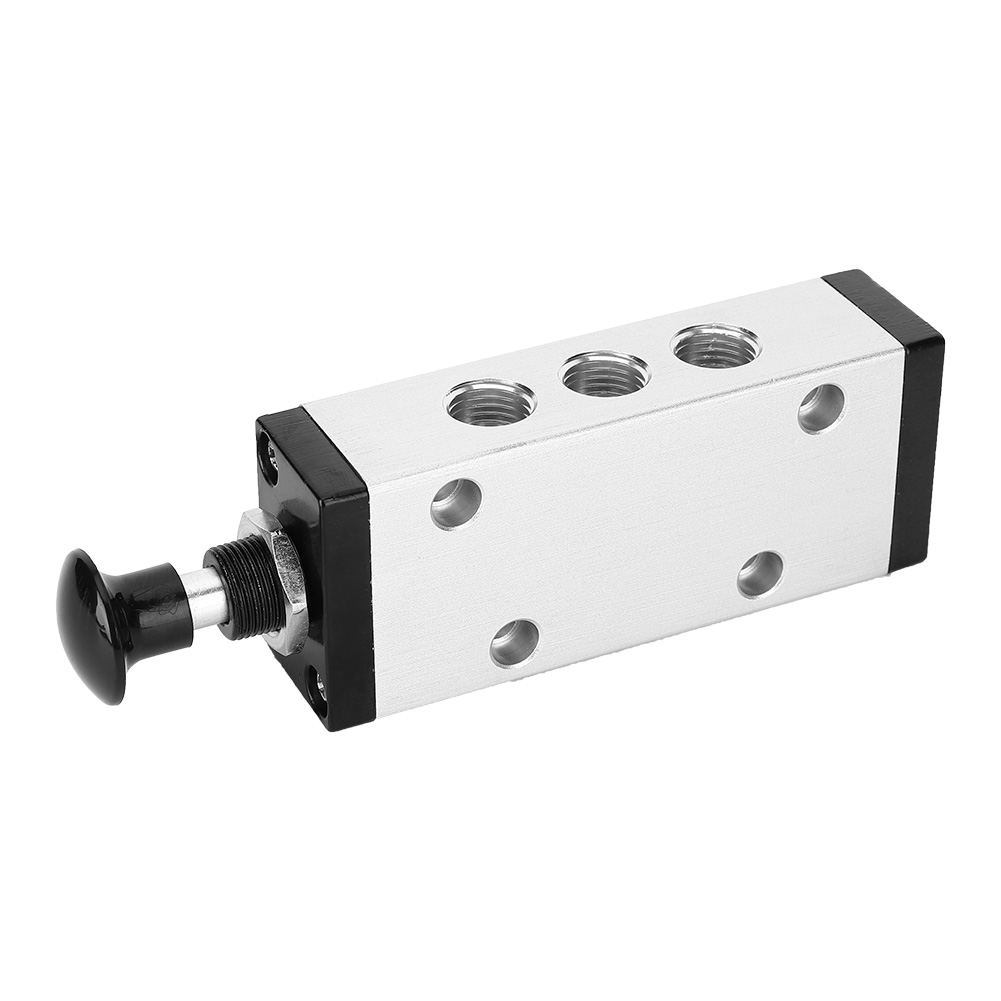 Manuell Betätigtes Hebelventil, 2-positionen, 5-wege, Gehäuse Aus Aluminiumlegierung Für Pneumatische Systeme