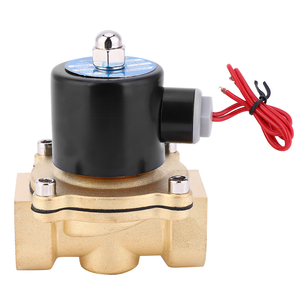 Magnetventil Aus Messing, Stromlos Geschlossen, Für Luft, Wasser Und Öl, 1 Zoll, Bspp 2w250-25, Ac 220 V/dc 24 V/dc 12 V