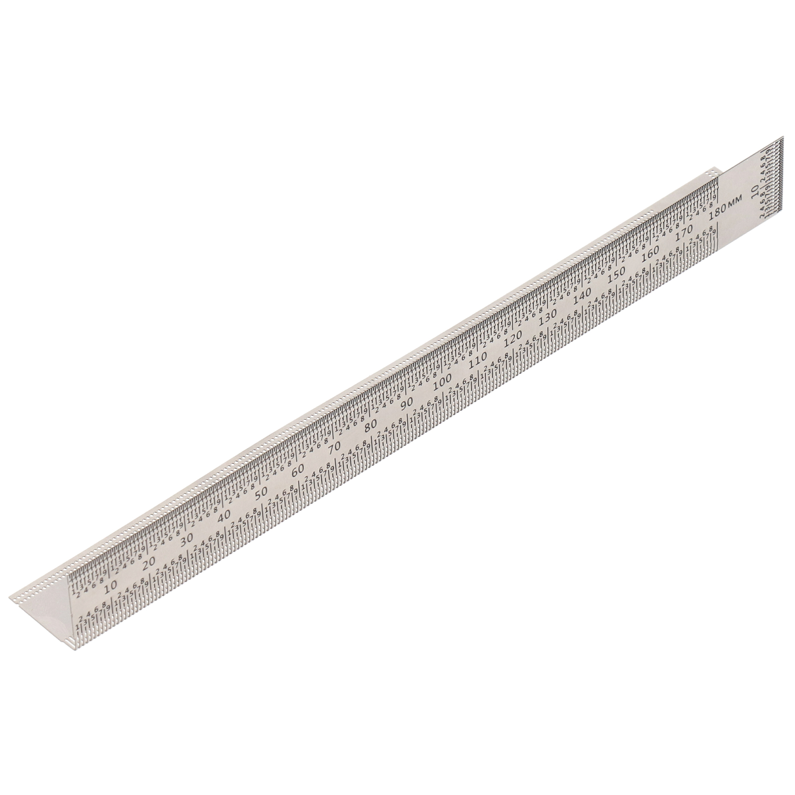 Hochpräzises T-förmiges Lineal Aus Edelstahl Mit Markierung, 180 Mm, Heimwerkerwerkzeug Für Holzbearbeitung