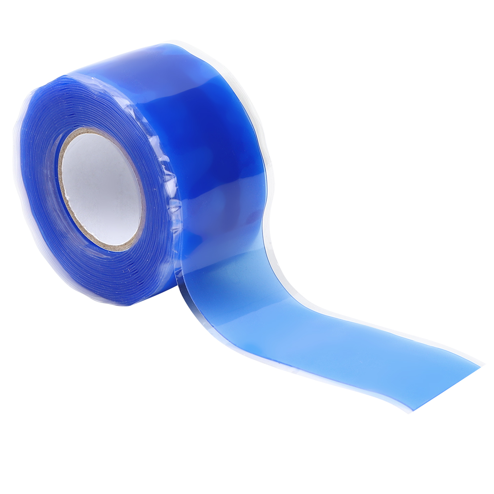 Industrielles, Feuerfestes, Wasserdichtes, Selbstklebendes Silikonband, Blau, 0,5 Mm X 25 Mm X 3 M