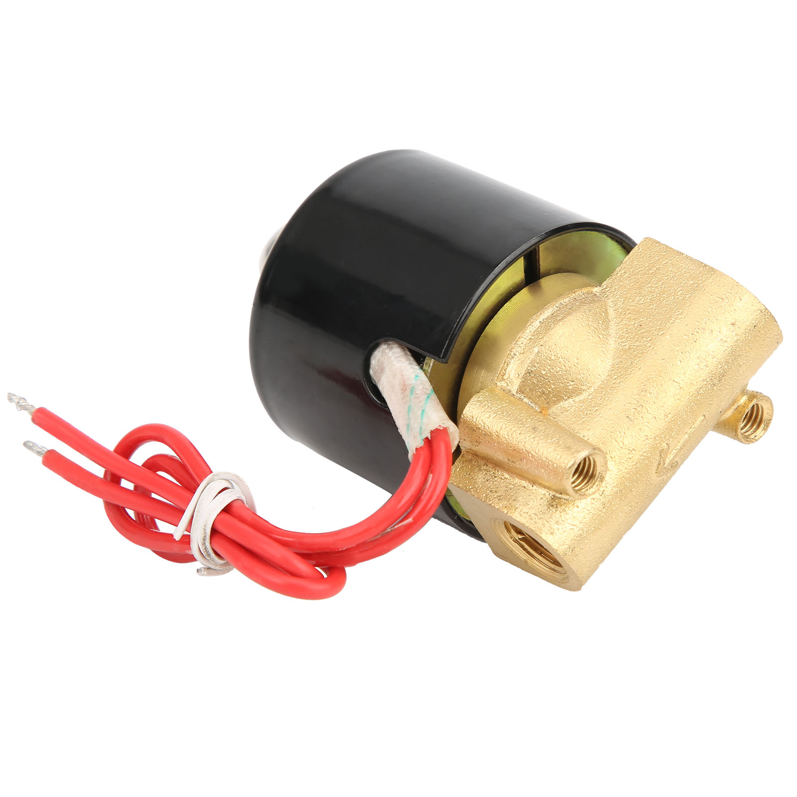 Messingventil G1/8 Zoll, Mechanisch, Druckbetätigt, Normalerweise Geschlossen, Direktwirkend, 2w-025-06dc12v