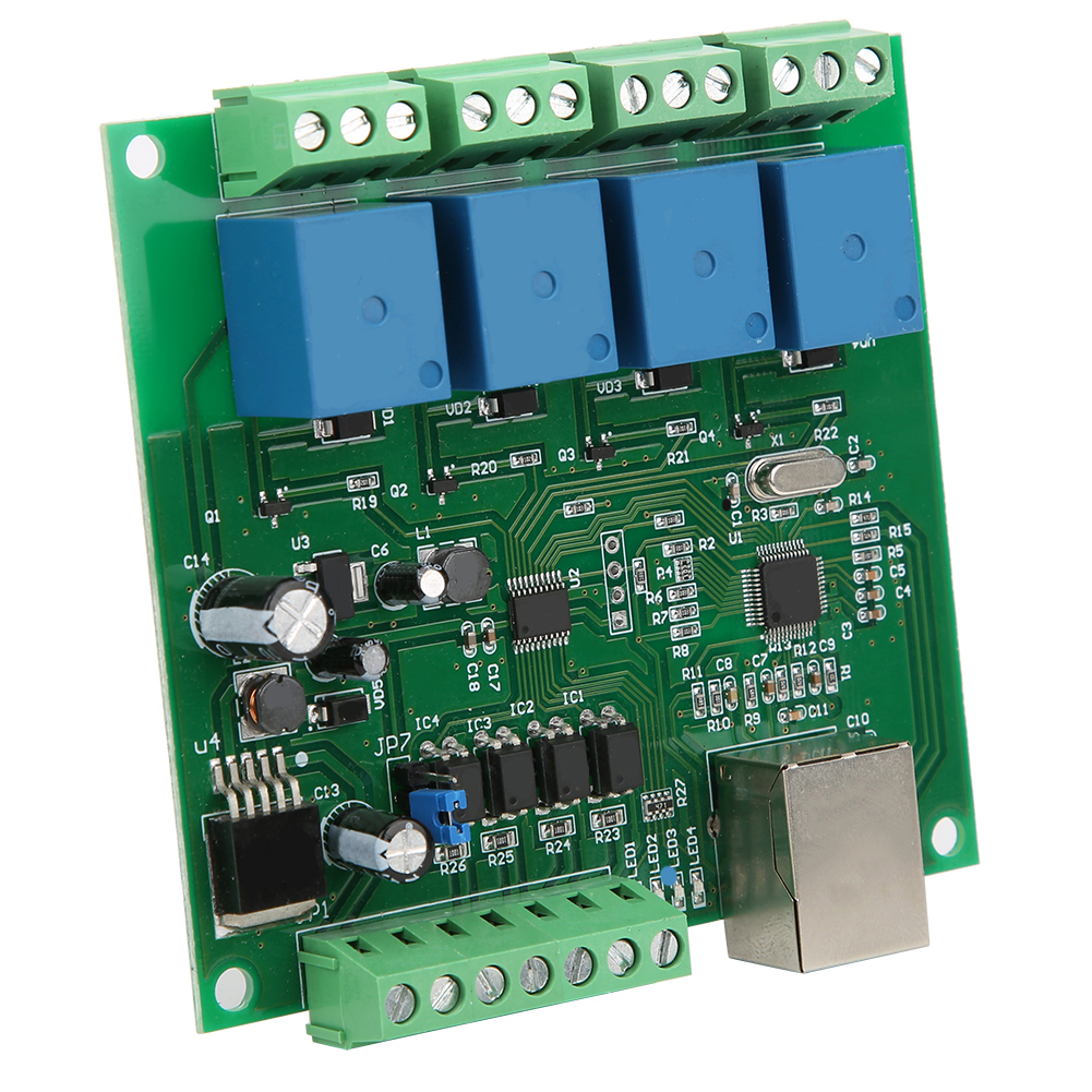12-v-netzrelais, 4 Kanäle, Niedrigpegelauslösung, Elektrisches Zubehör, Automatische Datenspeicherung