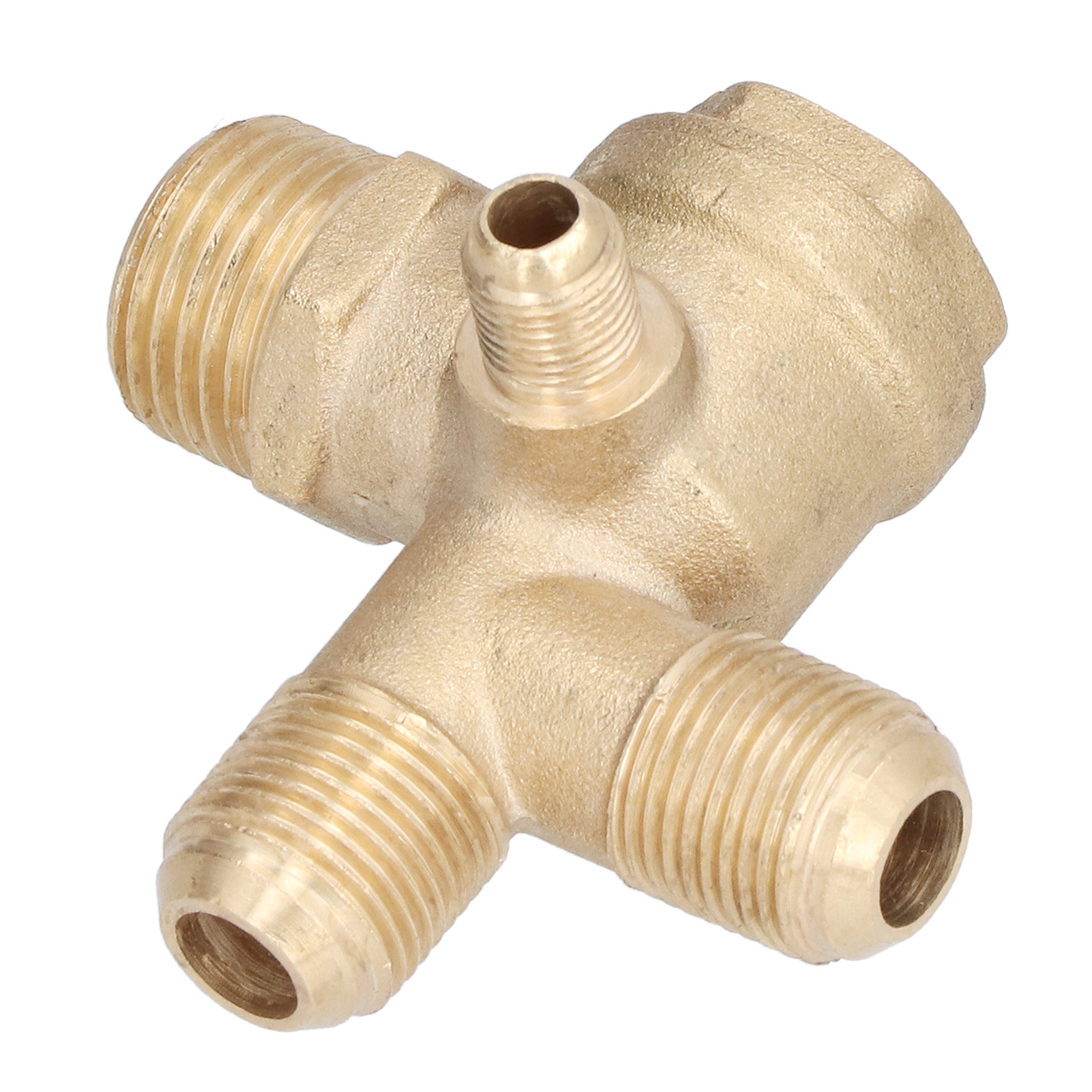 4-wege-rückschlagventil Mit Gewinde, Aus Kupferguss, Elektrisch Betätigt, Für Luftkompressoren, Zubehör 21 X 16 X 16 X 10 Mm
