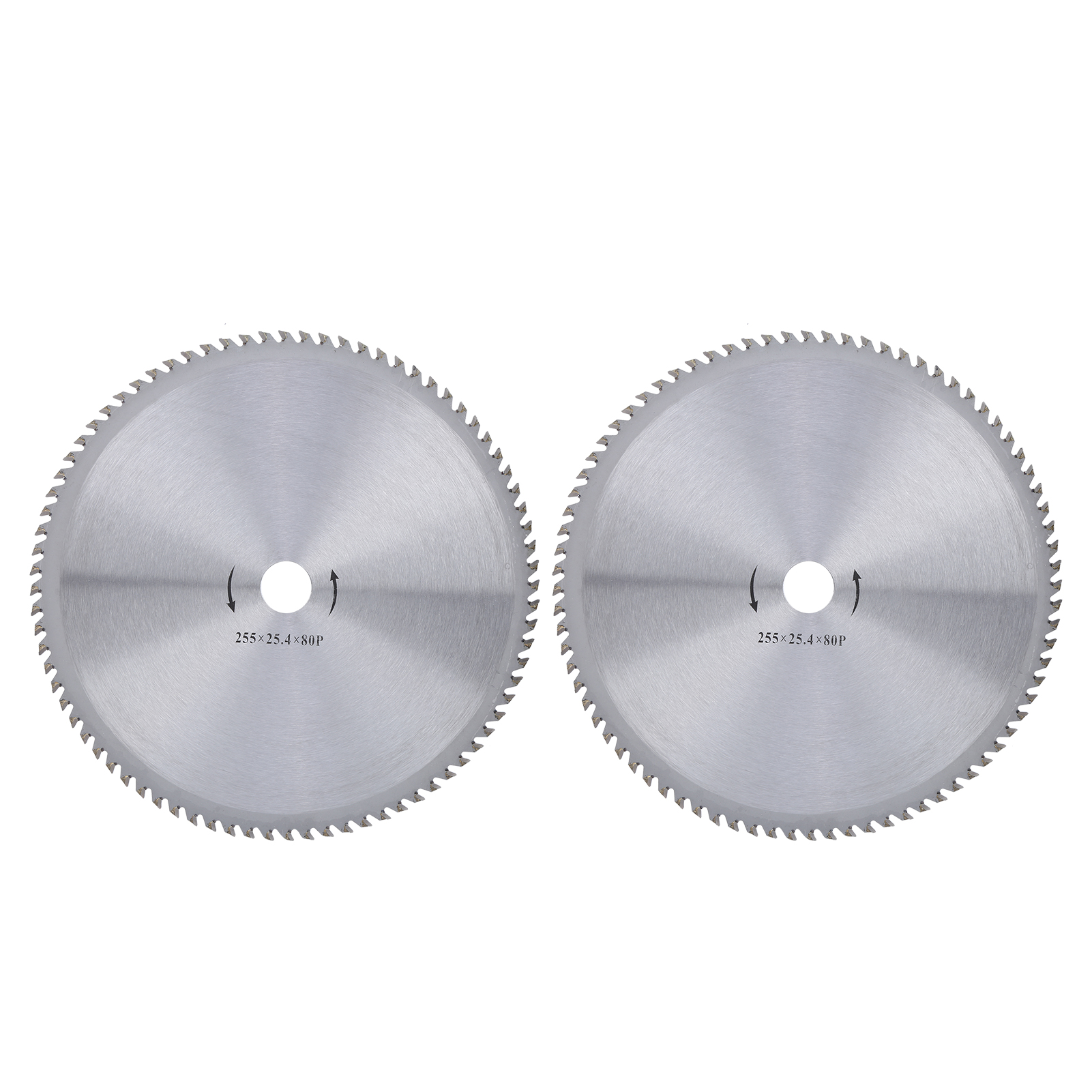 2 Runde Schneidmesser, 10 Zoll, 80 Zähne, Unkrauttrimmermesser, Rasenmäherzubehör