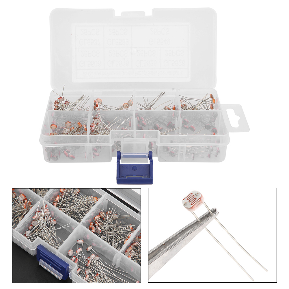 Satz Von 175 Miniatur-fotowiderständen Gl5506 Gl5516 Gl5526 Gl5528 Gl5537 Gl5539 Gl5549