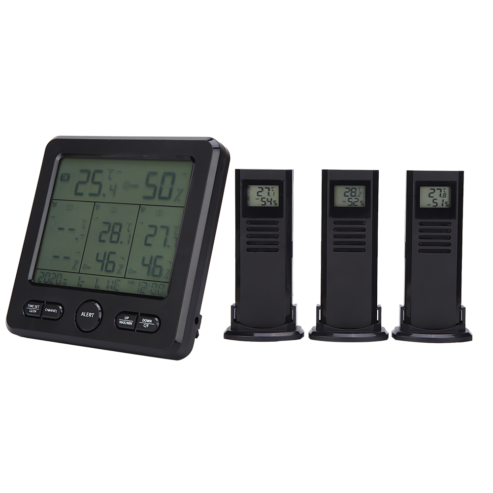 Digitale Drahtlose Wetterstation Mit Thermometer Ts-6210 – Ein Gerät Zur Messung Der Meteorologischen Temperatur