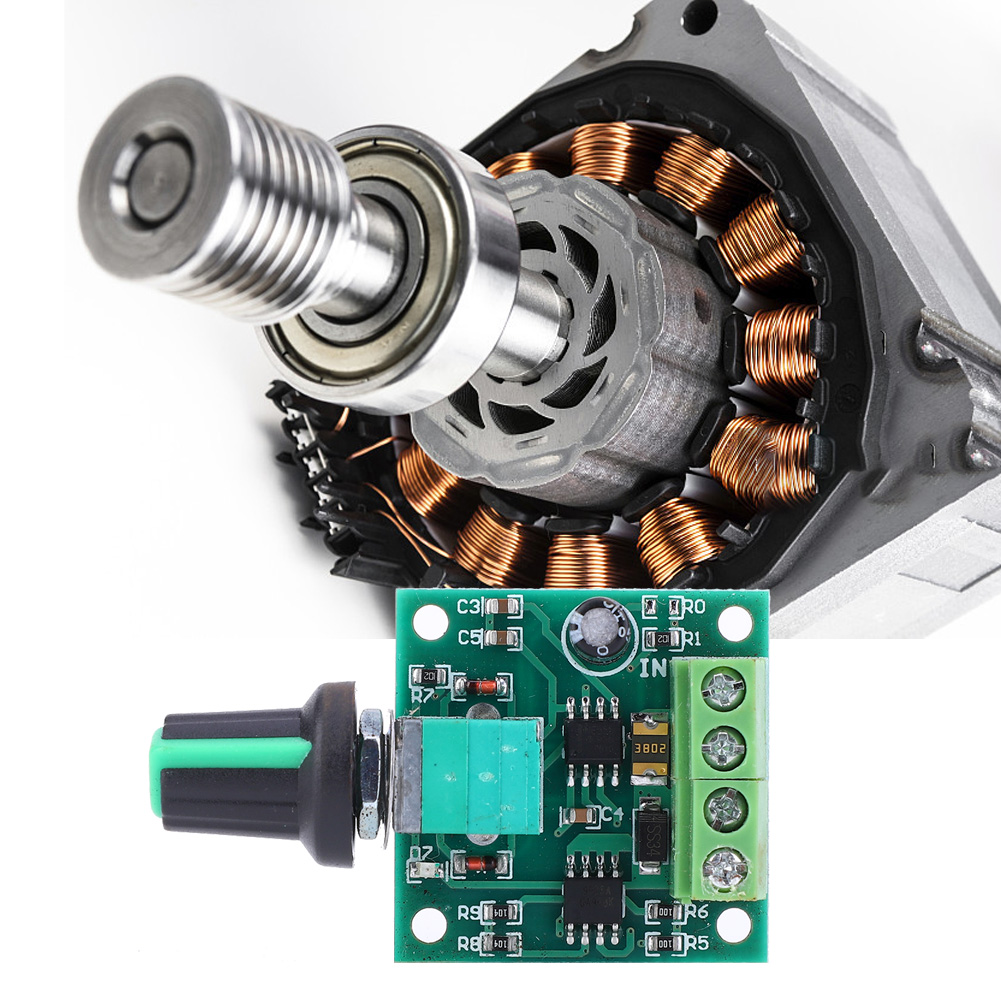 Dc-motor-drehzahlregler Pwm 1,8–15 V Dc 1803bk 30 W Motorregler