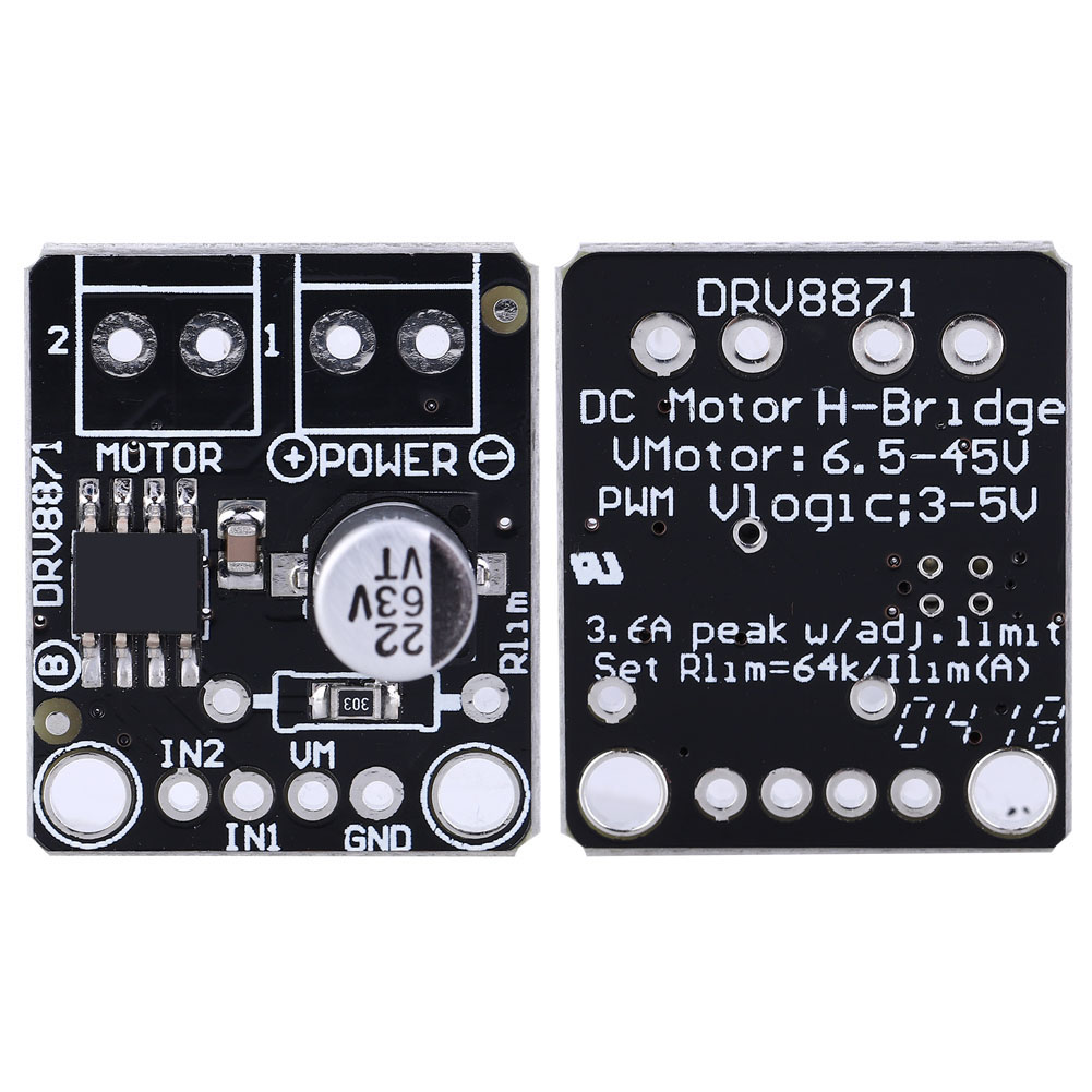 Drv8871 Für H-brücken-gleichstrommotortreiberplatine, Ansteuermodul, Pwm-steuermodul 3,6 A