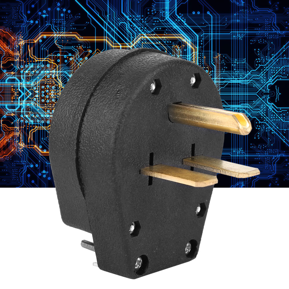 Nema 6-30p Us-stecker, Industriequalität, Hochleistung, Nylon Und Messing, 3-adrig