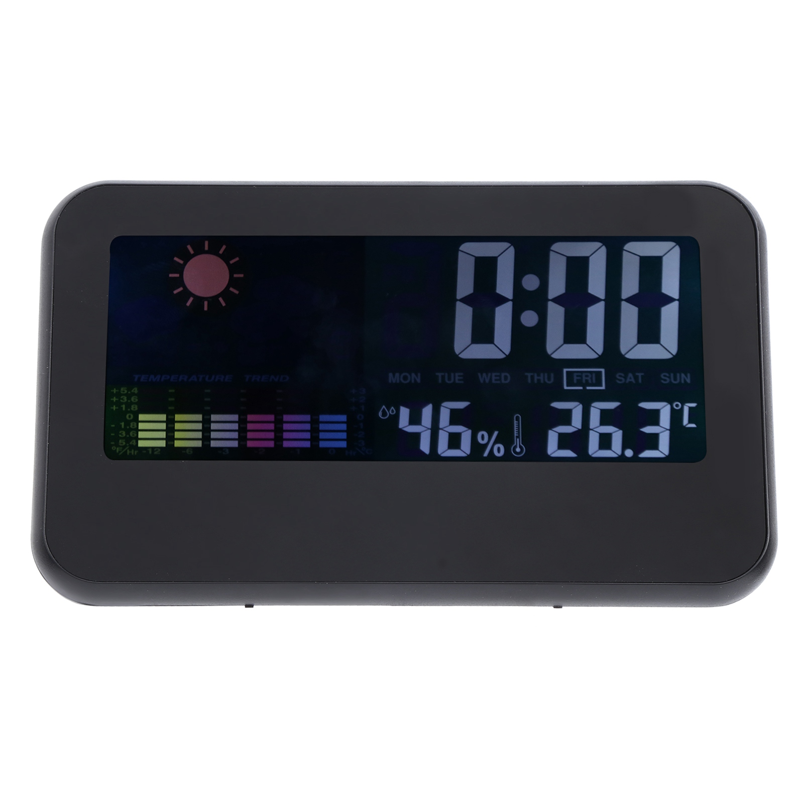 Digitales Farbthermometer-hygrometer Mit Alarmfunktion Cj2618t (-10-61 °c)