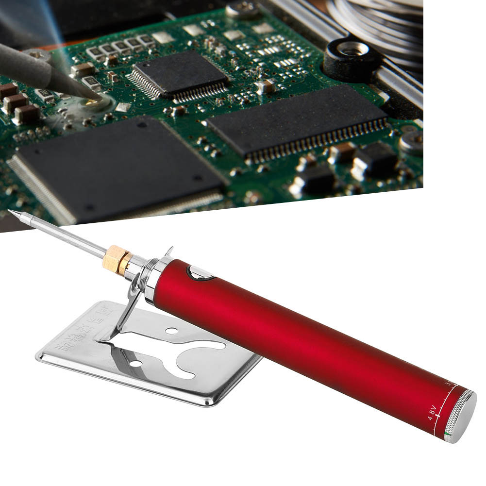 Miniatur-5v-usb-lötkolben-set, Antioxidativer, Tragbarer, Kabelloser Lötkolben (rot)