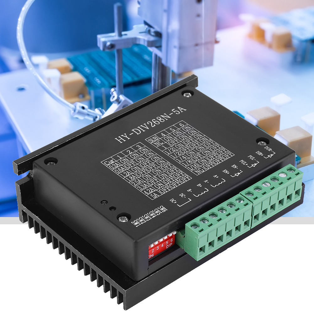 Hybrid-schrittmotortreiber, Zweiphasen-cnc-steuerung, 0,2–5 A, Tb6600, Dc-eingang 12–48 V