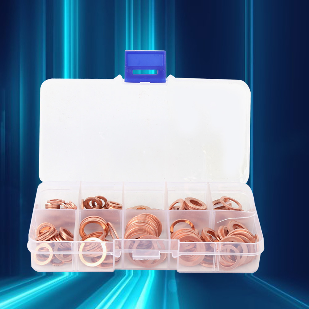 Kupferdichtungen, Hardwarezubehör, Befestigungselemente, Dichtscheiben, Industrieteile, 200 Stück