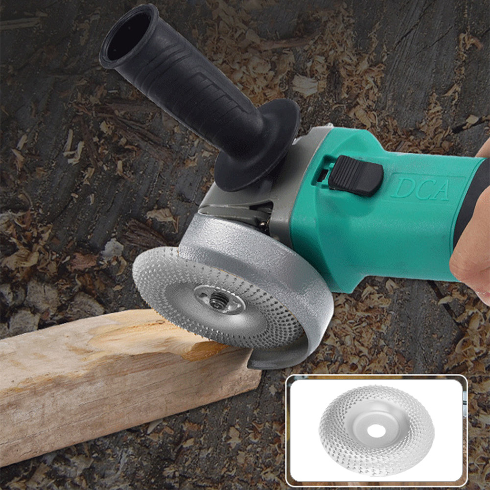 Stahlschleifscheibe Für Holzbearbeitung, Formscheibe, Elektrowerkzeugzubehör, Metallteile, Silber, Gebogene Wurzelschnitzscheibe E1-532