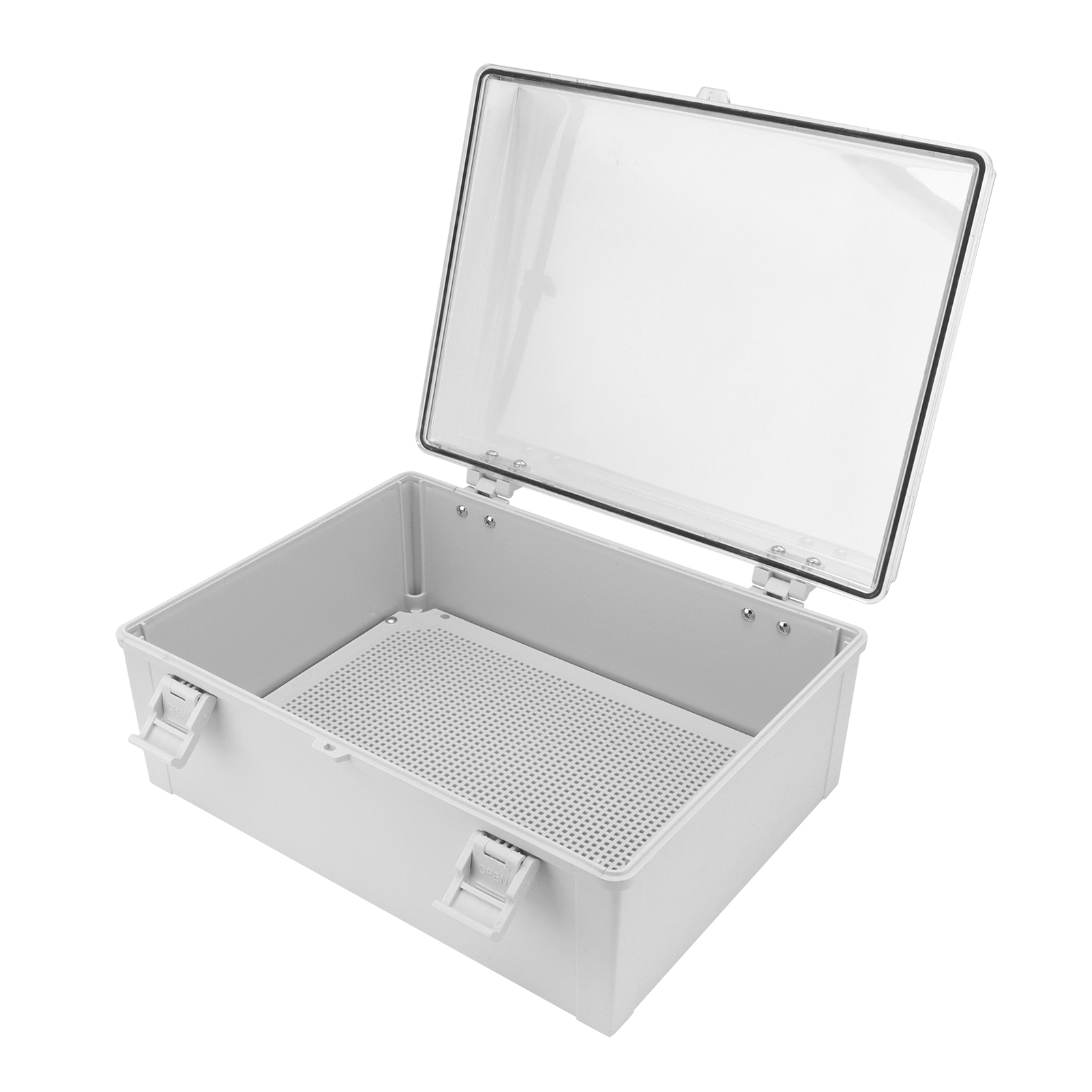 Elektrischer Verteilerkasten, Wasserdichtes, Transparentes Kunststoffgehäuse (ip66/ip65) Mit Klemme