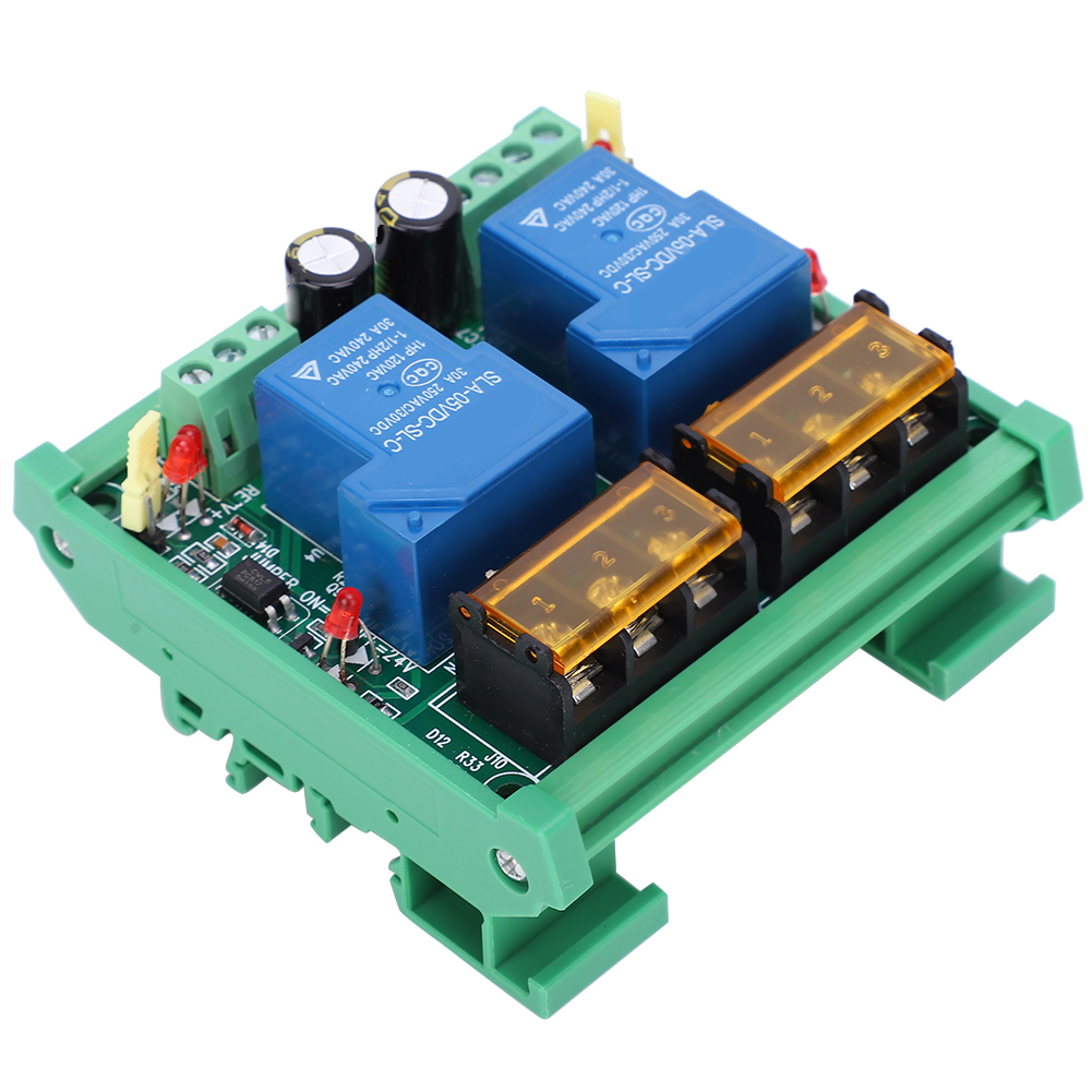 Hochleistungs-relaismodul Für Hohe Ströme, Sps, 5 V/12 V, 2 Kanäle, 30 A, Relais 2rl-5v12v30a-d
