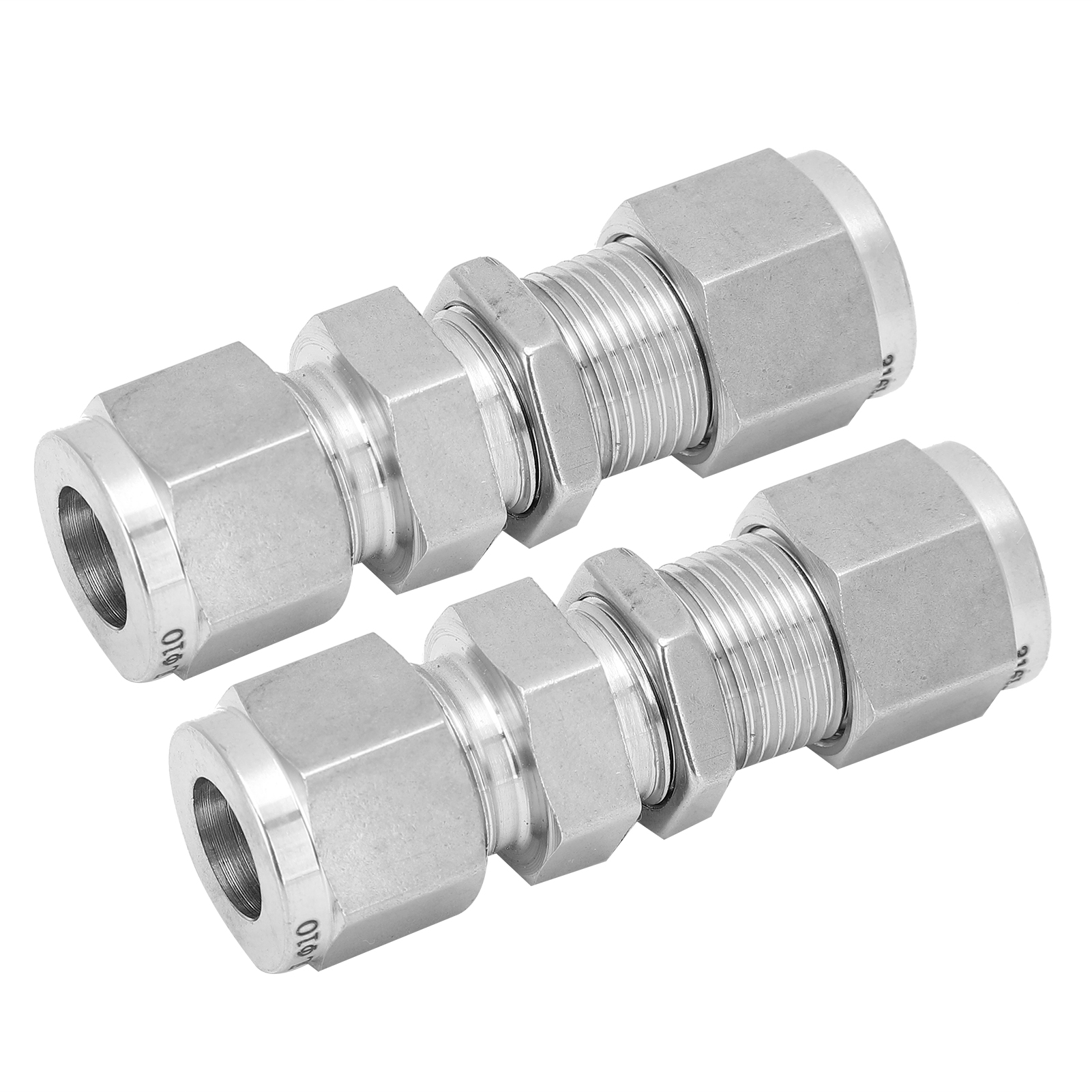 2 X 316 Edelstahl-klemmringverbinder, Doppelringverbinder, Ф10 Zubehör