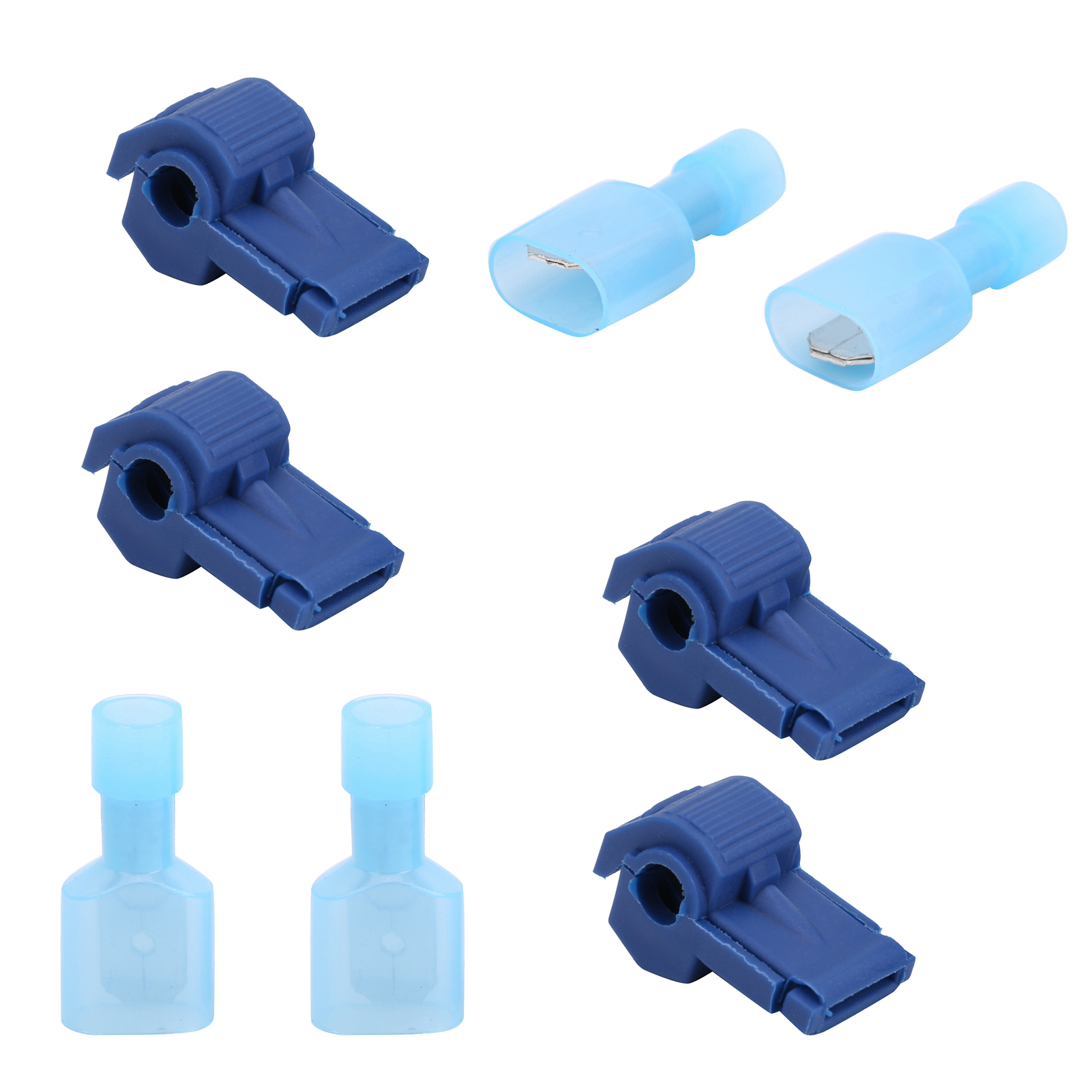 120 Paar Ttap-schnellanschlusskabelstecker (blau)