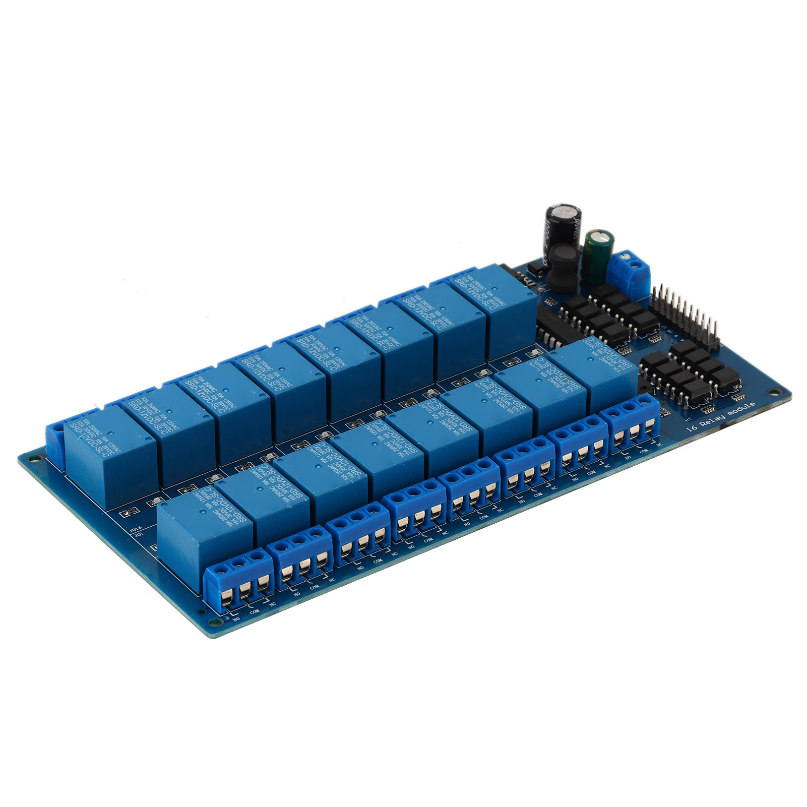 16-kanal-relaismodul, Elektromagnetische Platine Für Arm/avr/pic-spsen Mit Low-level-trigger, 12 V