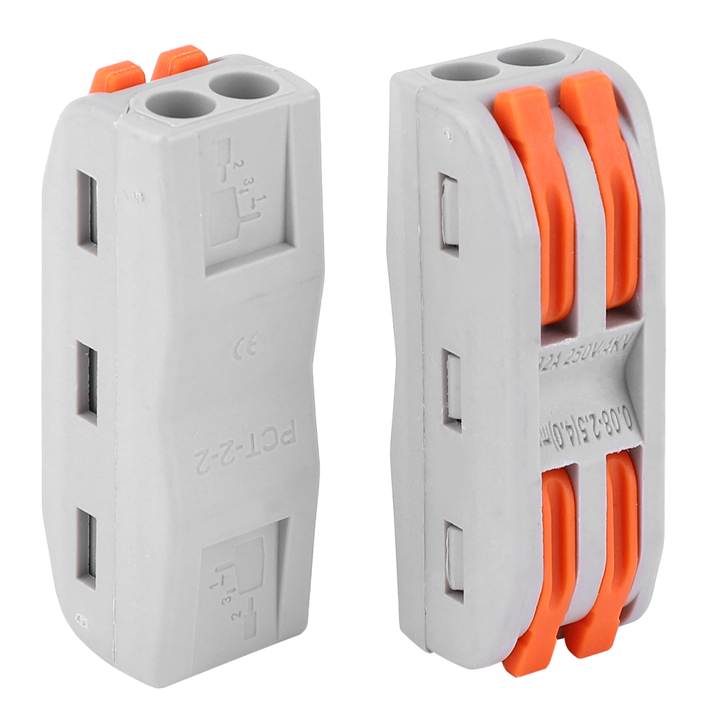 50 Stück Kabelhülsen 11–28 Awg Pct-2-2 V0, Flammhemmend, Kompakt