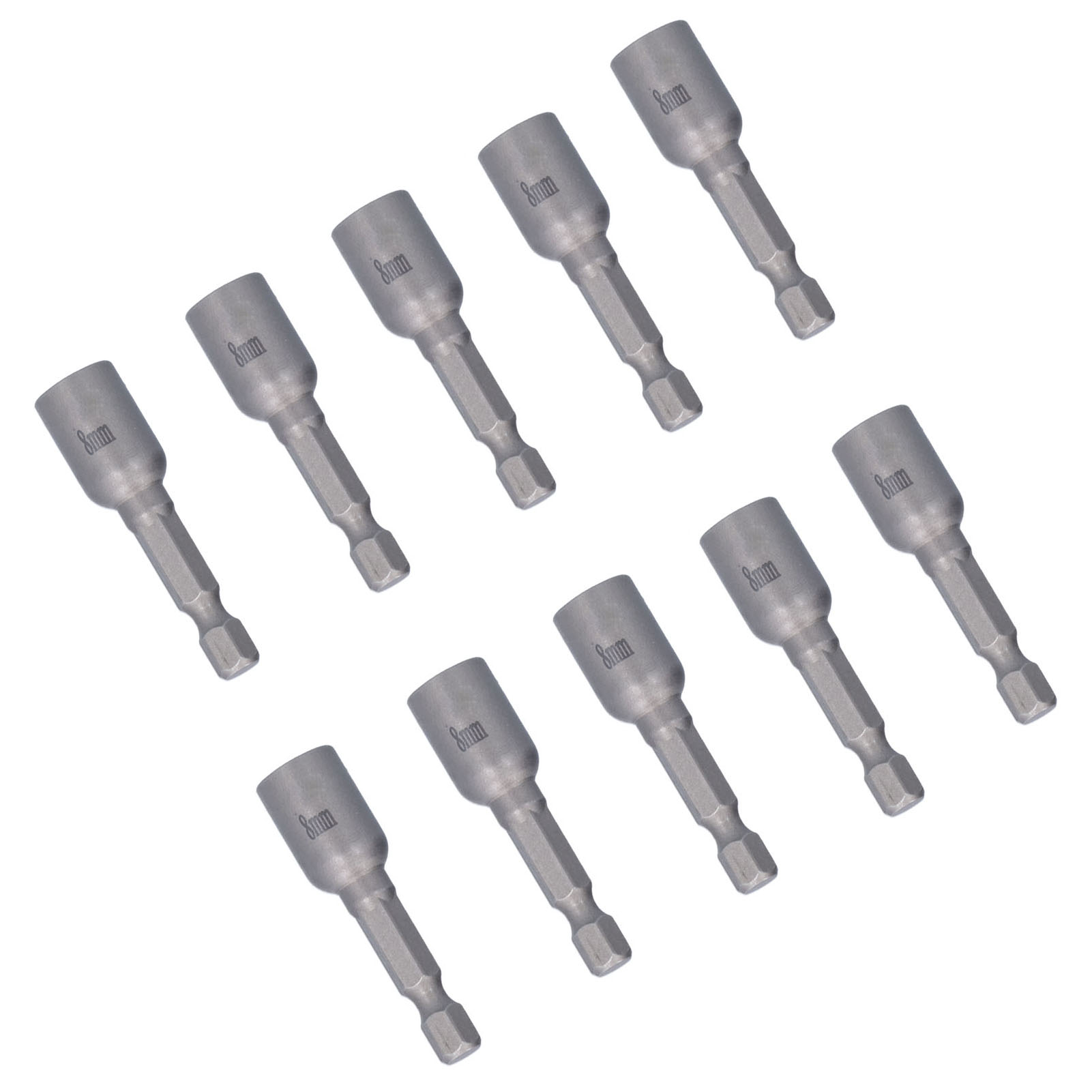 10 Magnetische Steckschlüssel, 8-mm-inbusschlüssel, Steckschlüssel, Bohr- Und Drahtadapter, Schraubendreher