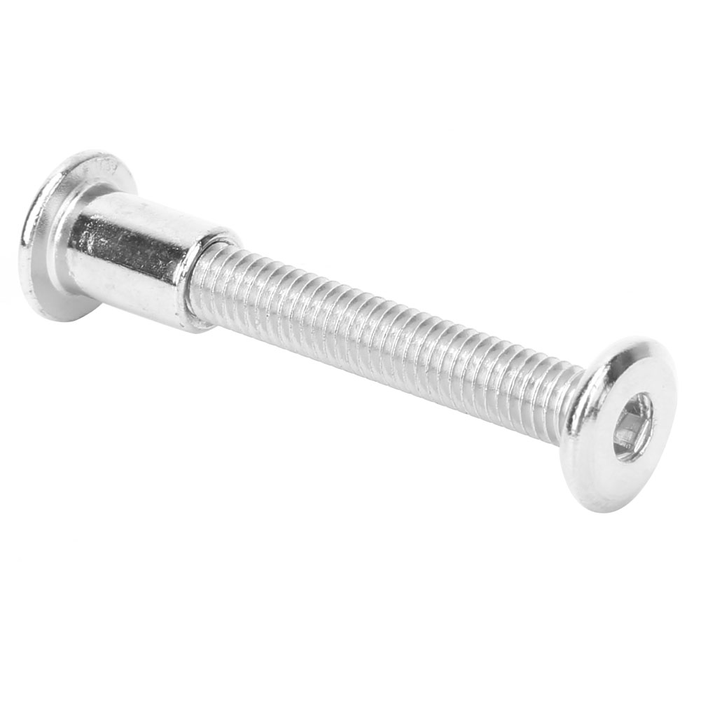 10 Paar Innensechskantschrauben Und Muttern, 12 Mm, Vernickelter Kohlenstoffstahl, M6 X 45