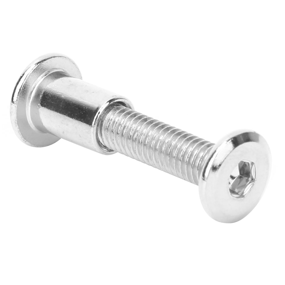 10 Paar Innensechskantschrauben Und Innensechskantmuttern, 12 Mm, Vernickelter Kohlenstoffstahl, M6 X 30
