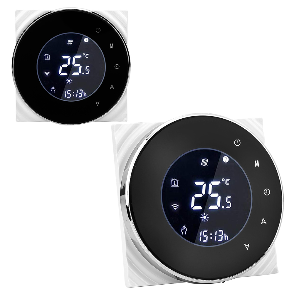 Digitales Lcd-touchscreen-thermostat Zur Temperaturregelung Von Gas Und Wasser, Wechselstrom 95–240 V, 5 A