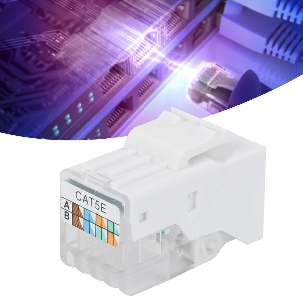 Rj45 Cat5e-module, Werkzeuglose Computernetzwerkanschlussbuchsen