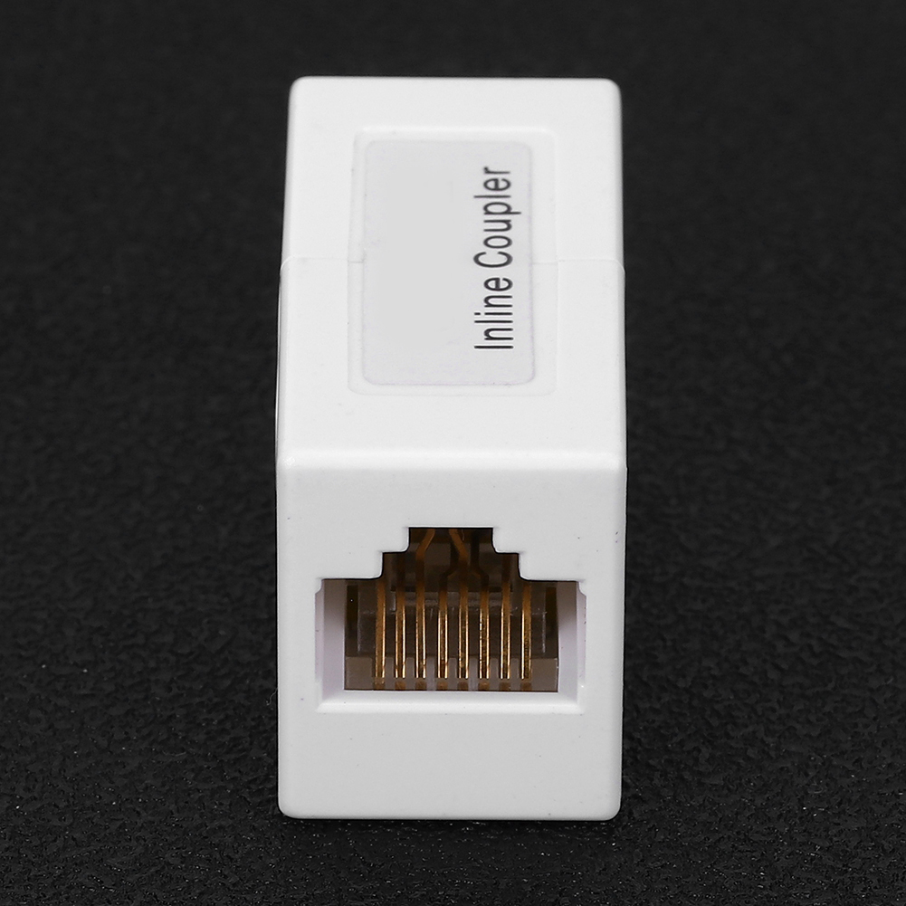 Set Mit 2 Rj45-netzwerkmodul-verkabelungszubehörteilen, Gerade, Einzelanschluss, Cat5 E