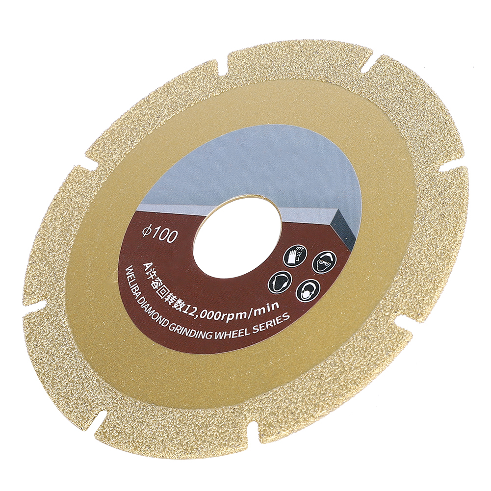 Diamanttrennscheibe Mit Titanbeschichtung, 100 Mm Durchmesser, 60 Mesh, Für Marmorbearbeitungsmaschinen