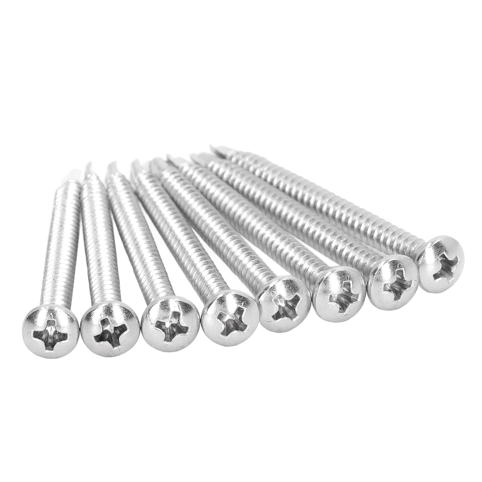 50 Rundkopf-bohrschrauben Aus Edelstahl 304, Ersatz Für M4,2 X 50