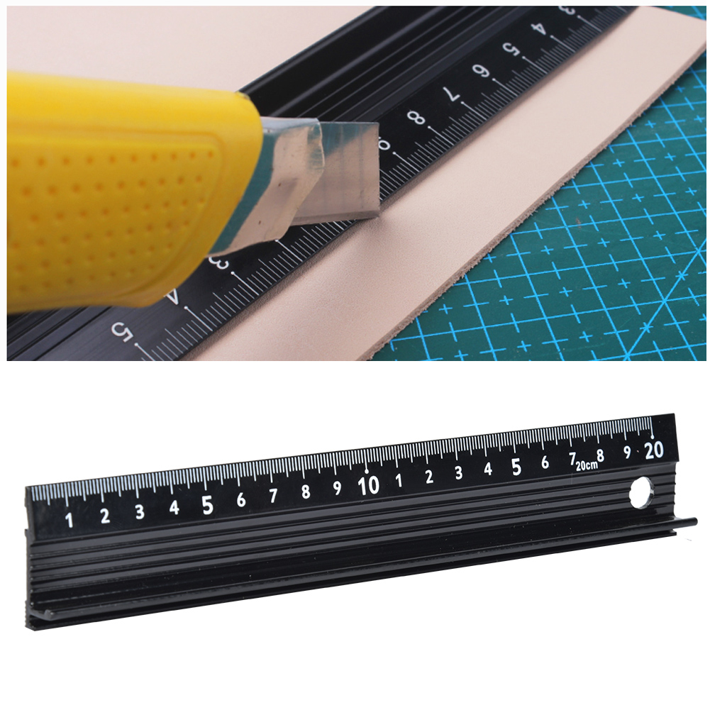 L-förmiger Schneidelineal, Messwerkzeug Aus Aluminiumlegierung, Längenmesszubehör (l-förmig, 20 Cm)