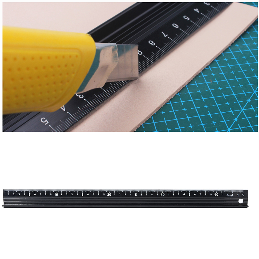 L-förmiger Schneidelineal, Messwerkzeug Aus Aluminiumlegierung, Längenmesszubehör (l-förmig, 45 Cm)