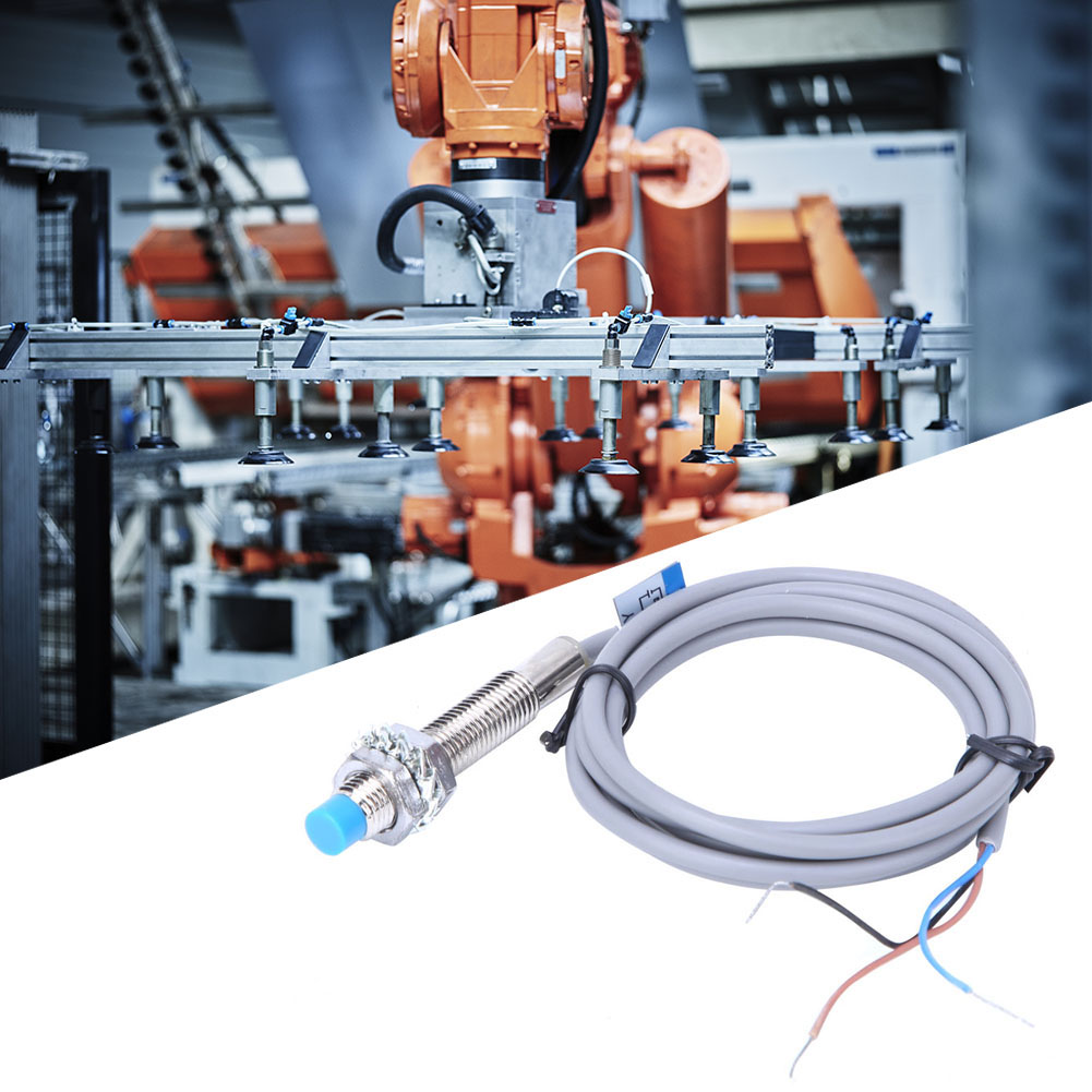 Jyio 10 Stück Lj8a3-2 Näherungsschalter Mit By M8 Dc 3-draht Pnp No Induktive Näherungsschalter