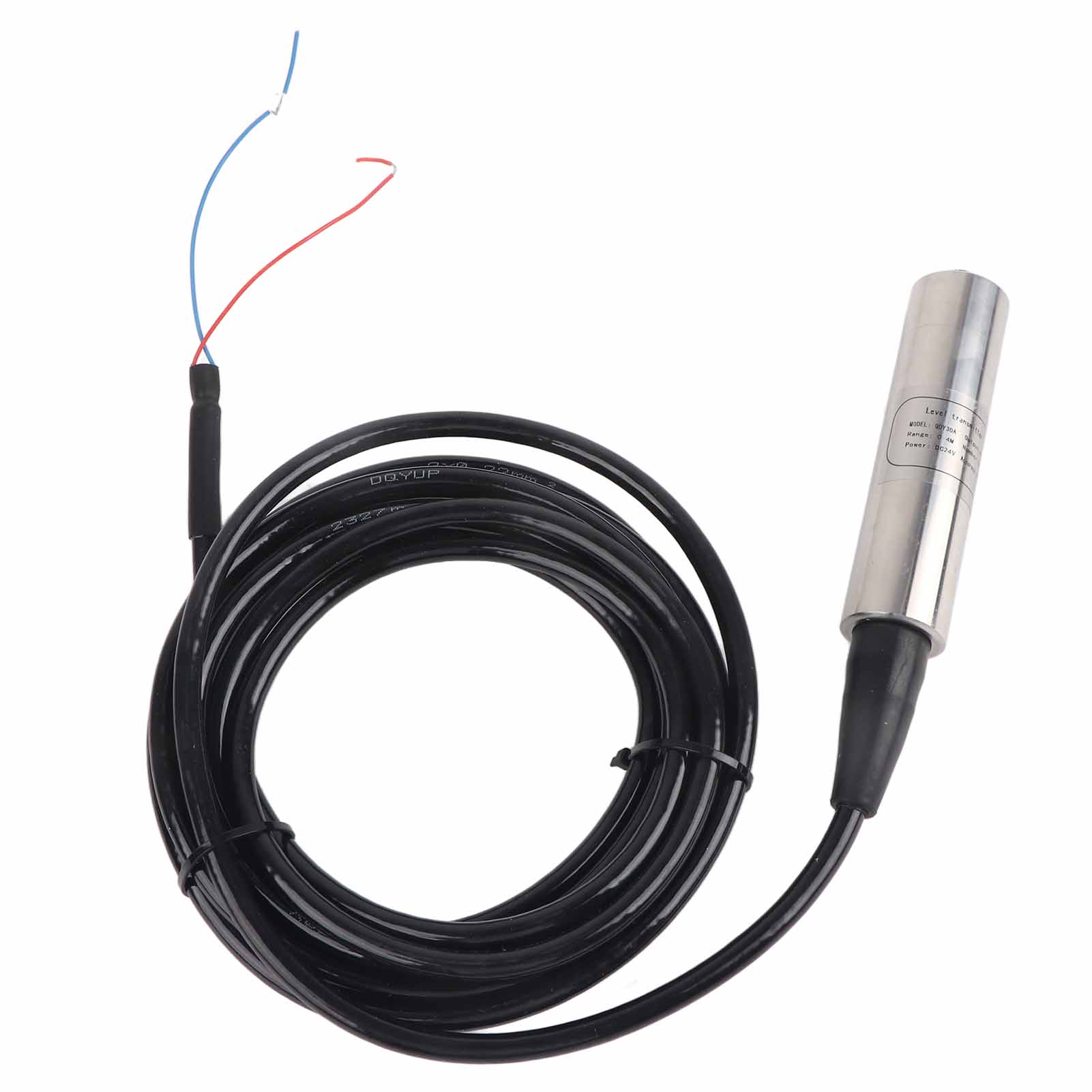 Füllstandsmessumformer, Fallsensor, Füllstandsalarm-steuersonde, Wassertank, Dc24v, Qdw30a (4 Meter Kabel, 4 Meter Reichweite).